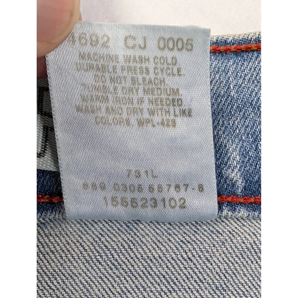 Levis‎ Womens 550 Classic Relaxed Boot Cut Jeans Sz 4 M Stretch Medium Wash Blue